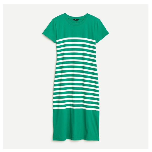 J.CREW T-shirt dress in stripe - Picture 2 of 4